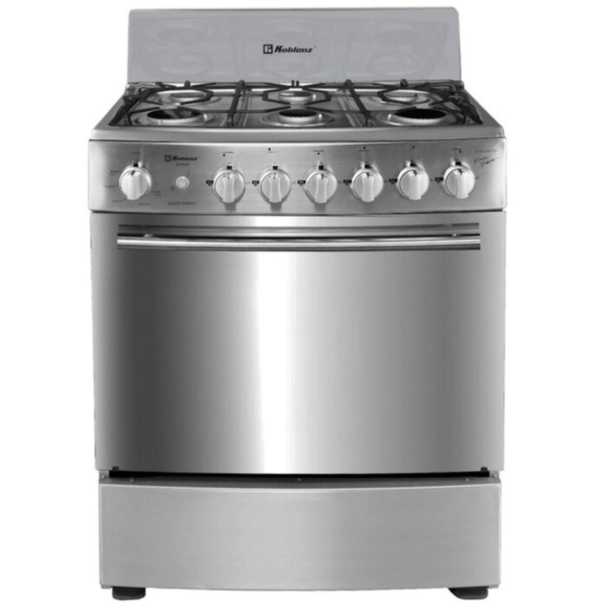 Estufa Koblenz EK-1121 ZA Zurich 30" 6Q Acero Inox ENDY