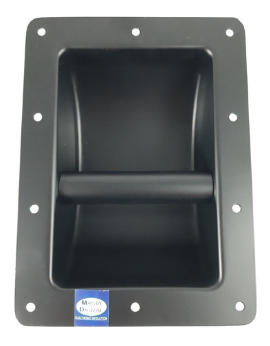Agarradera Metálica De 6 1/2 X 8 3/4 Para Bafle 045-770 NEGRO