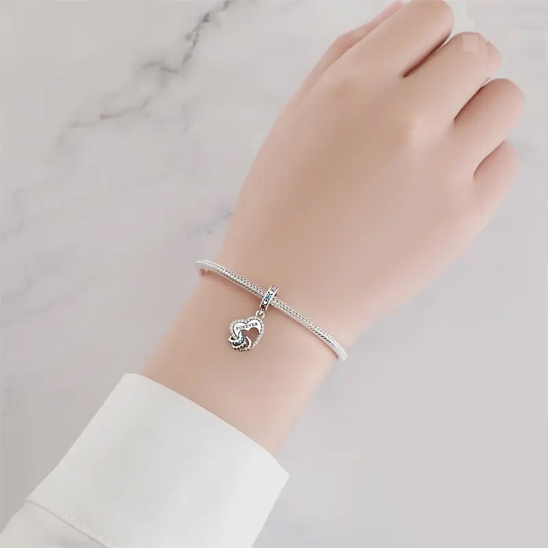 Dije Charm de Corazon Plata 925