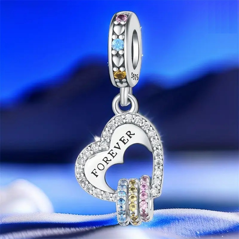 Dije Charm de Corazon Plata 925
