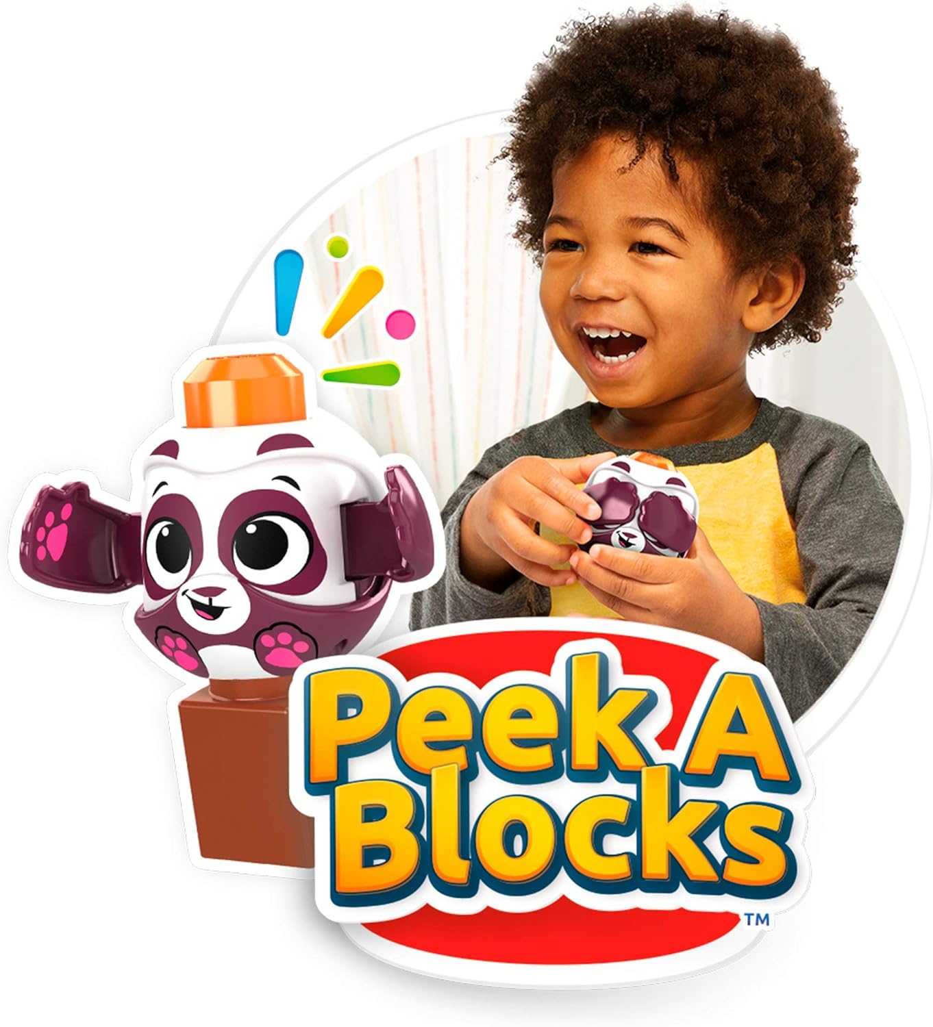 Mega Bloks Peek A Blocks Tobogán De Panda 14 Piezas