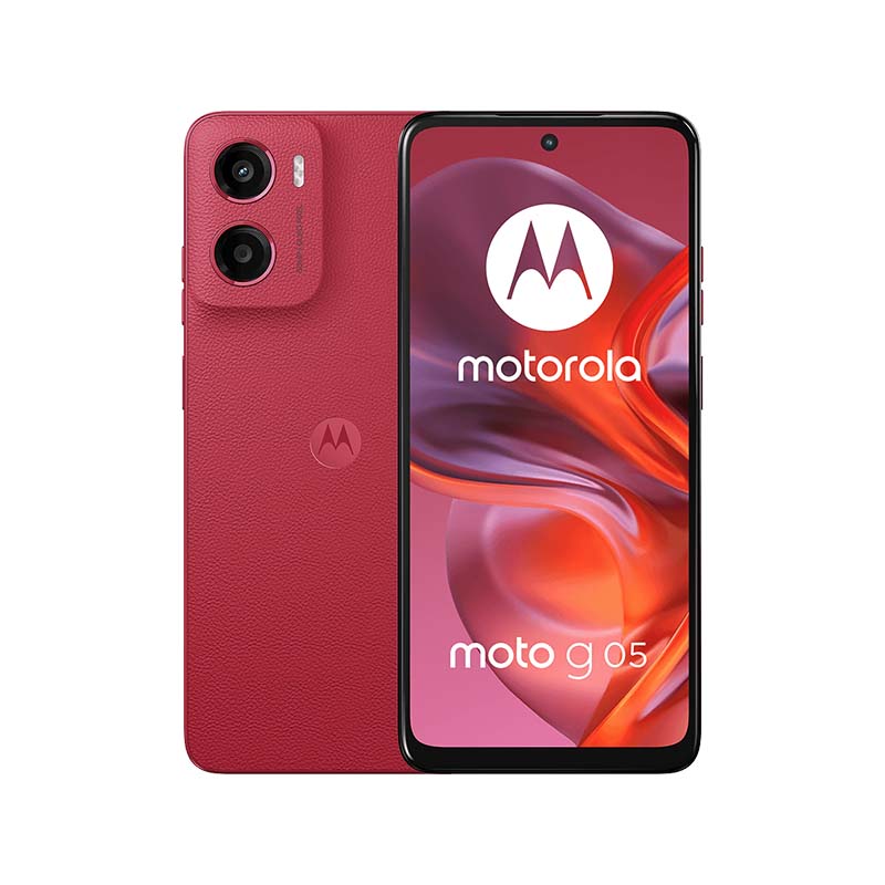 MOTOROLA MOTO G05 4GB RAM 128GB ROJO