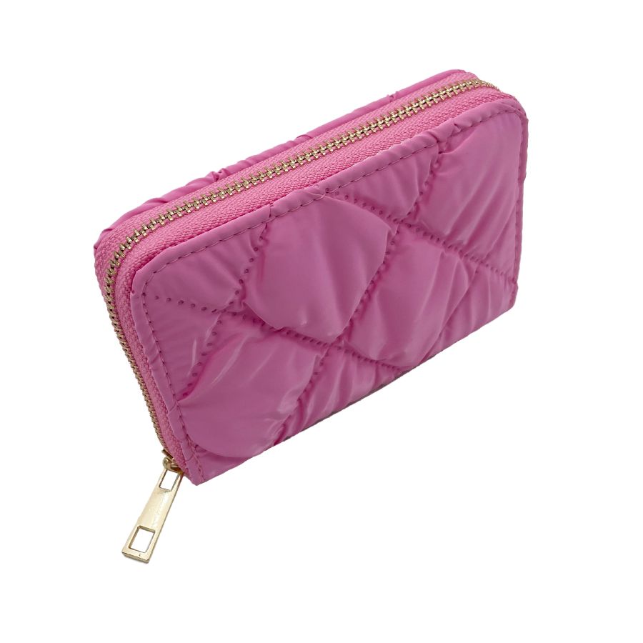 Cartera Capitonado Color Rosa