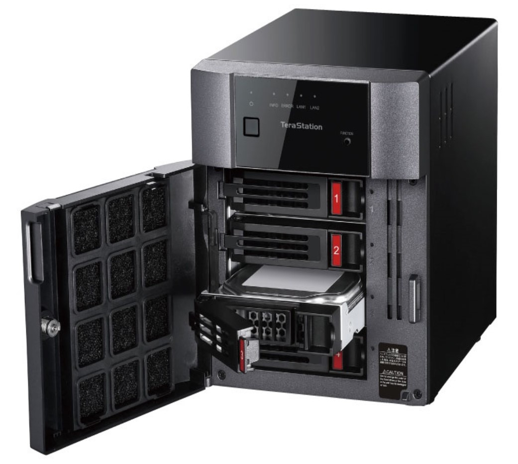 Buffalo TeraStation Essentials 3420D NAS de 4 Bahías, 32TB, Annapurna Labs AL214 1.4GHz, Negro. 