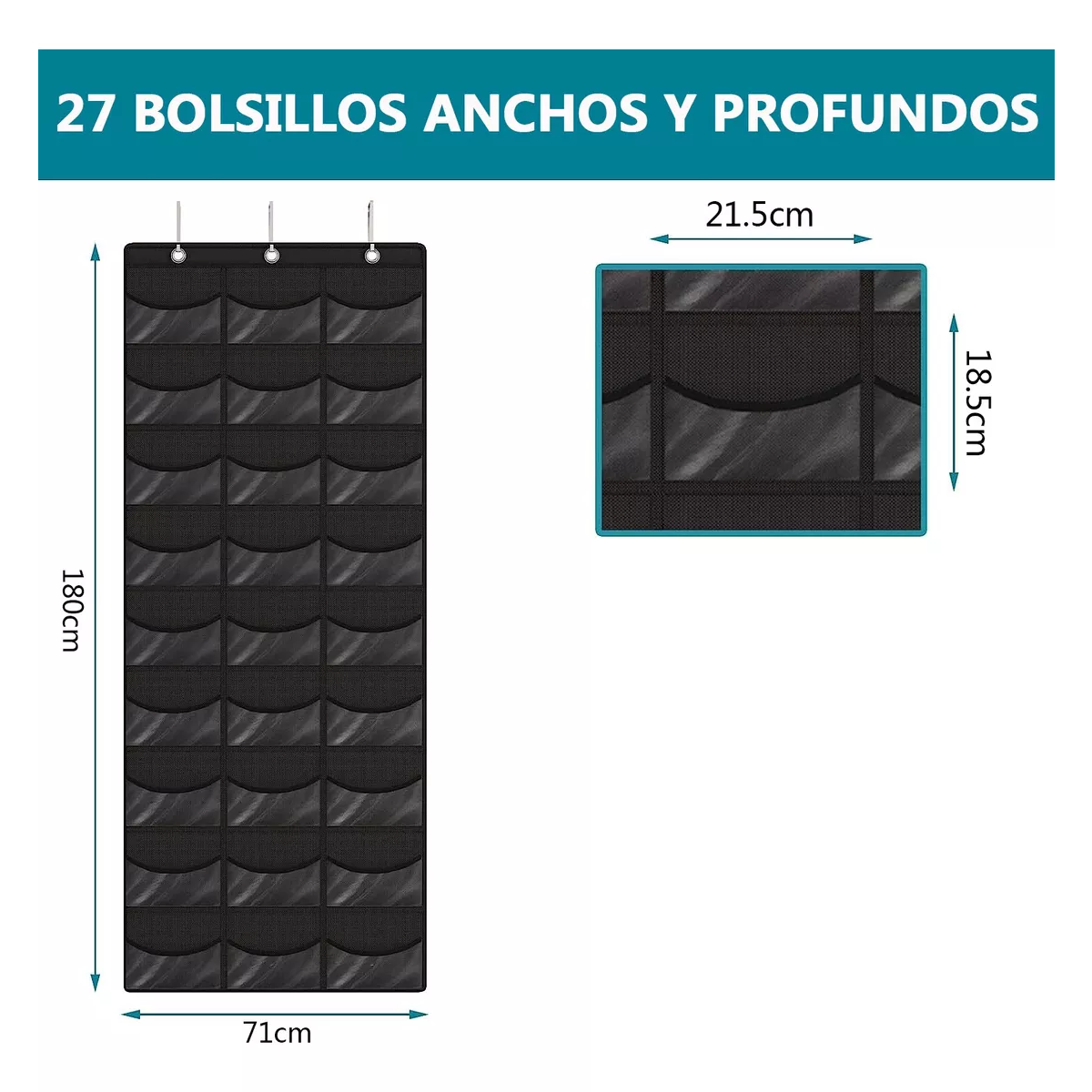 Organizador De Gorras Con 27 Bolsillos