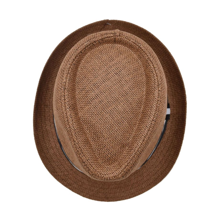 Sombrero Fedora Café Detalle de Cinta para Caballero 