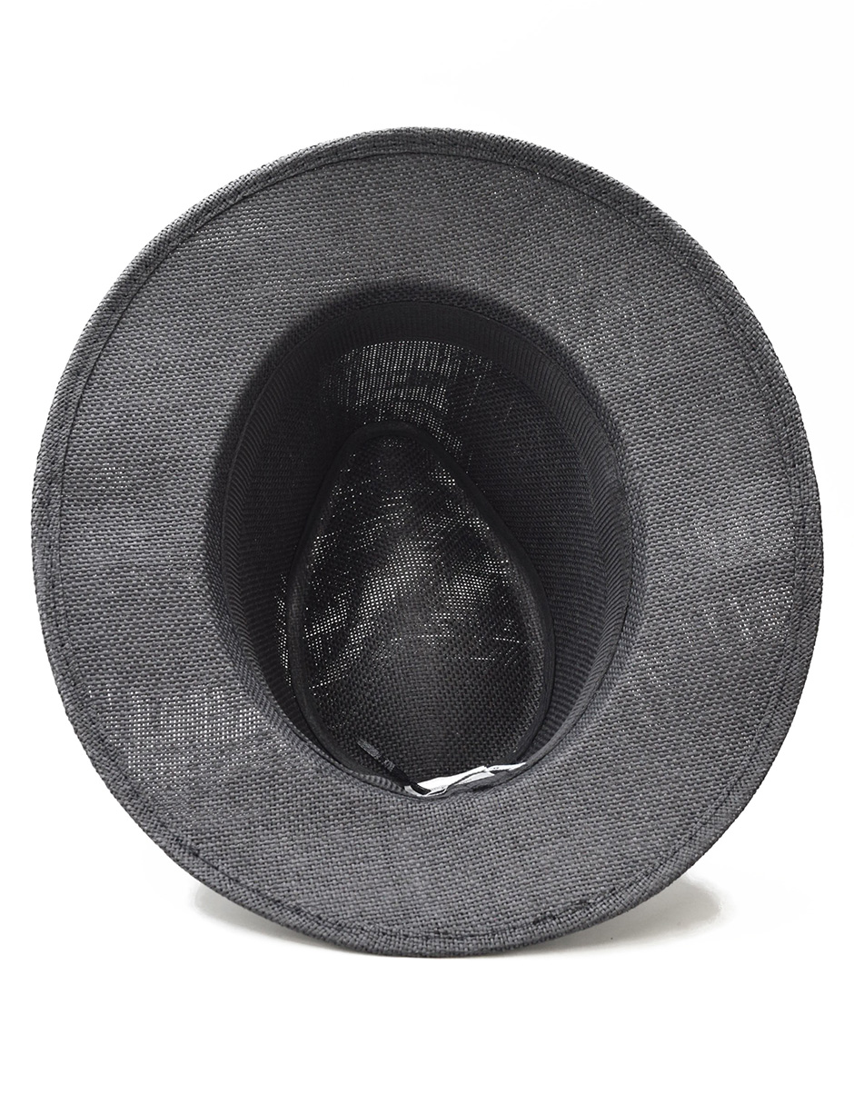 Sombrero Fedora Negro Detalle de Cinta para Caballero 