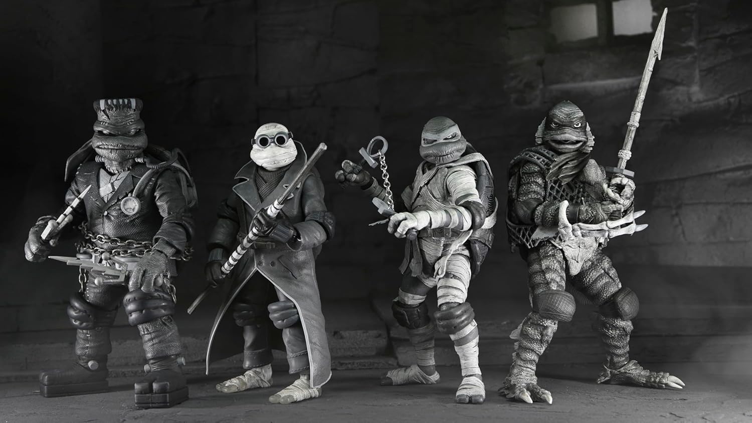 Neca Tortugas Ninja Mutantes Universales - Figura De Acción 7 pulgadas