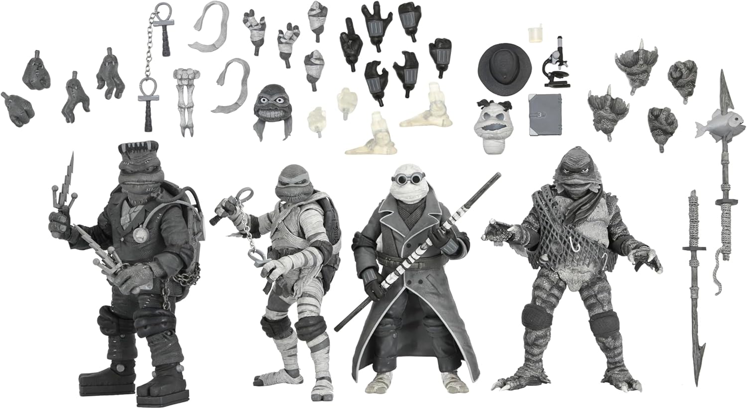 Neca Tortugas Ninja Mutantes Universales - Figura De Acción 7 pulgadas