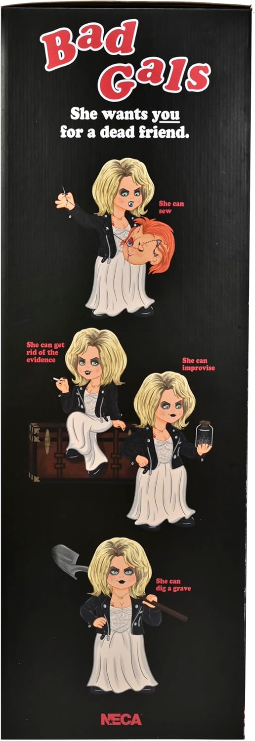 Réplica Muñeca Tiffany Bride Of Chucky Neca Toys 76,2 Cm 1:1