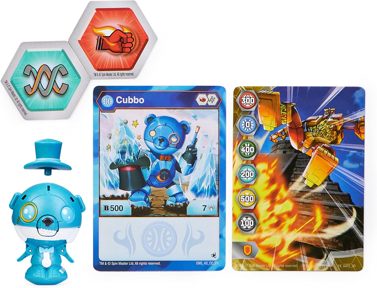 Bakugan Cubbo Pack Magician Azul