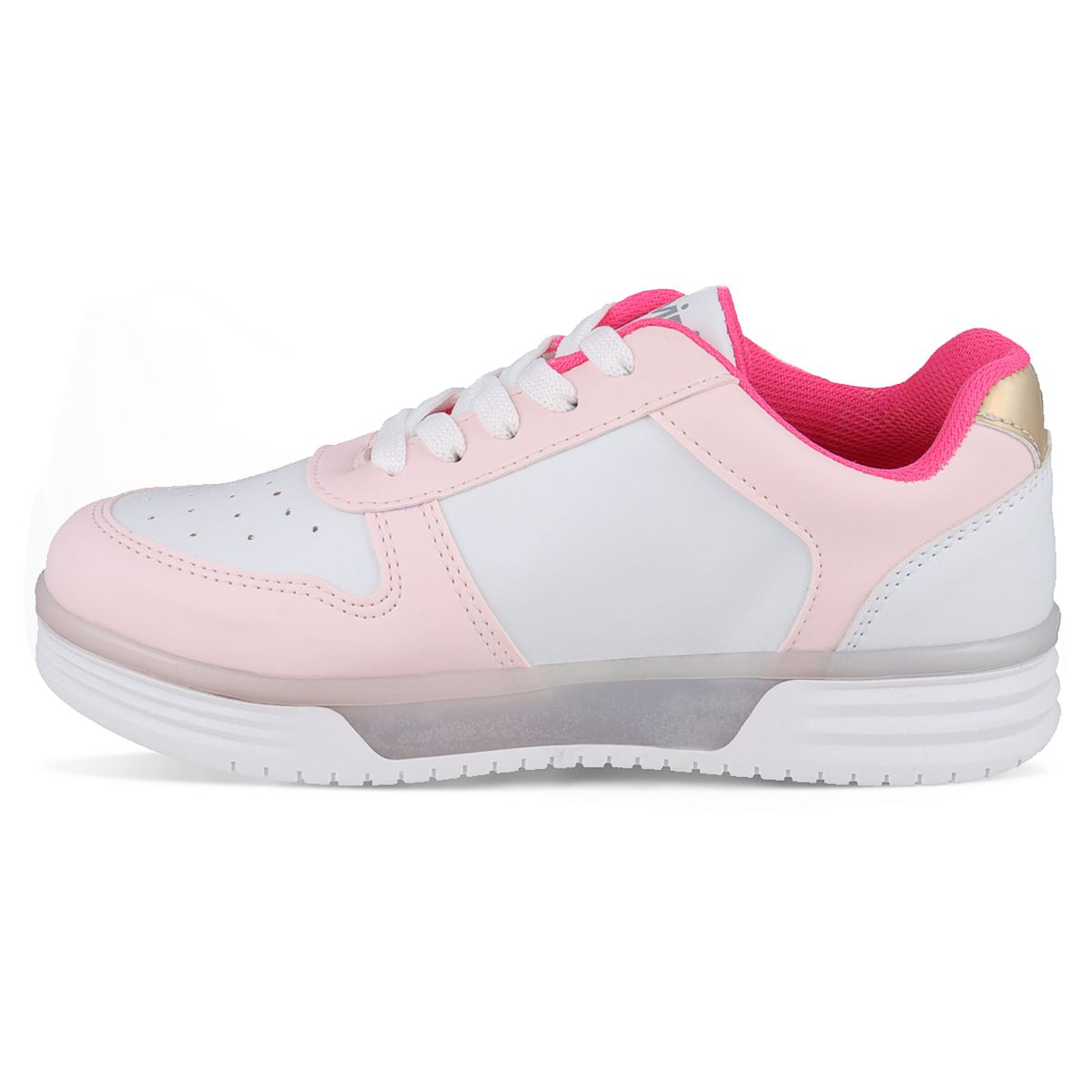 Tenis casual con luces led Niña Dominiq Mod. 2459 Estampado Unicornio