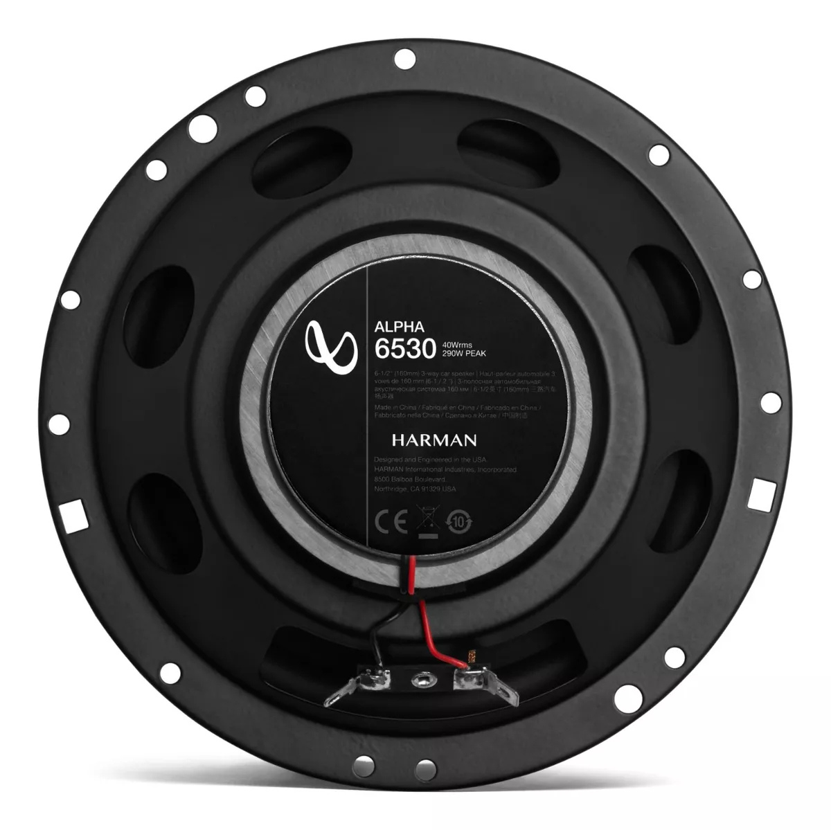 Set De Bocinas Infinity Alpha 6530 6.5 PuLG 290w Max Harman