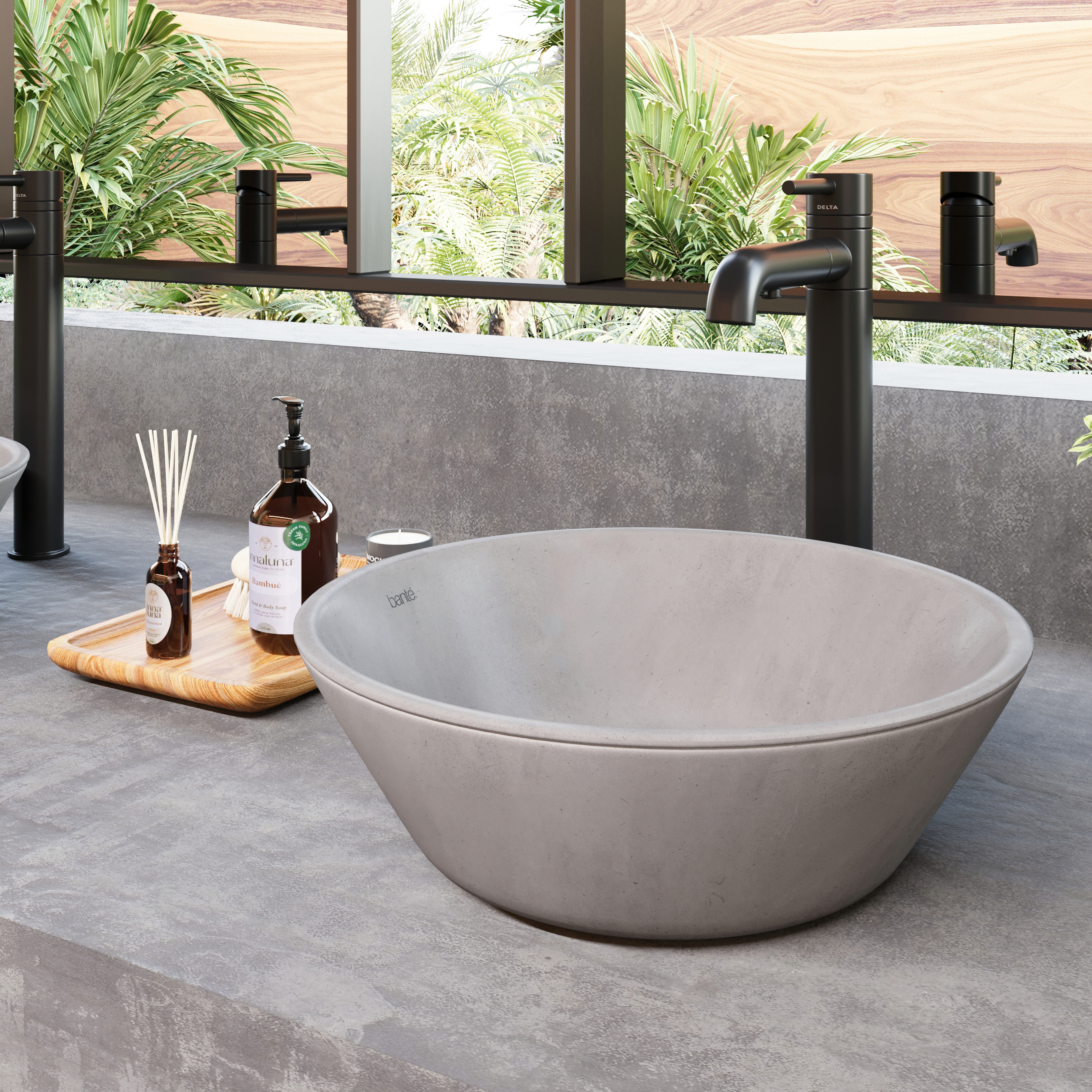 LAVABO DANU DE CONCRETO BANTE