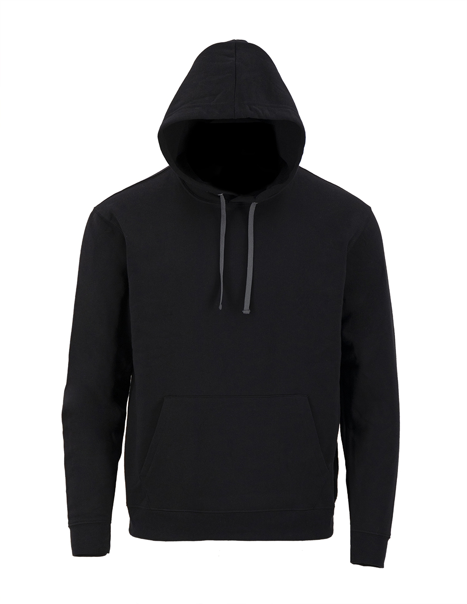 SET DE 2 SUDADERAS BÁSICAS NEGRO Y CARBON EXTRA GRANDE INDICUM HOMBRE