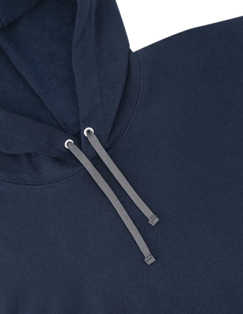 SET DE 2 SUDADERAS BÁSICAS NEGRO Y MARINO CHICAS INDICUM HOMBRE