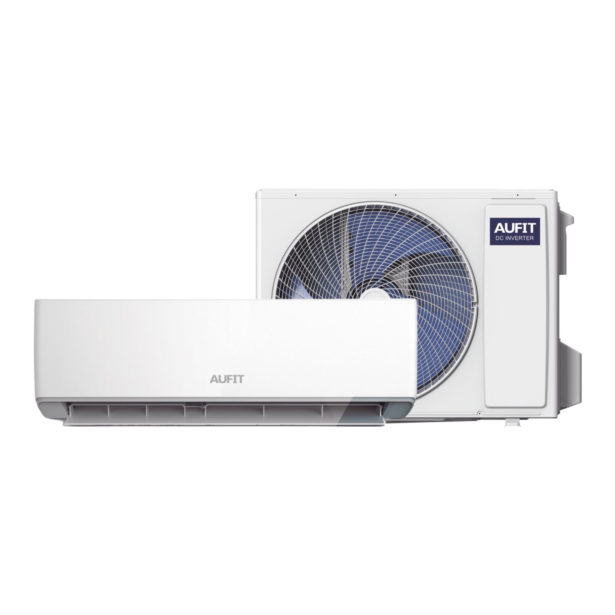 Minisplit Inverter Aufit de 2.5 Toneladas, 30,000 BTU, Frío y Calor, 220V, Wi-Fi, Blanco