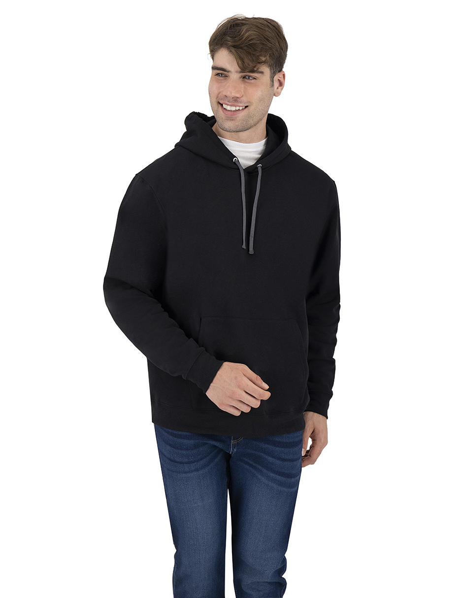 SET DE 2 SUDADERAS BÁSICAS NEGRO Y MARINO MEDIANA INDICUM HOMBRE