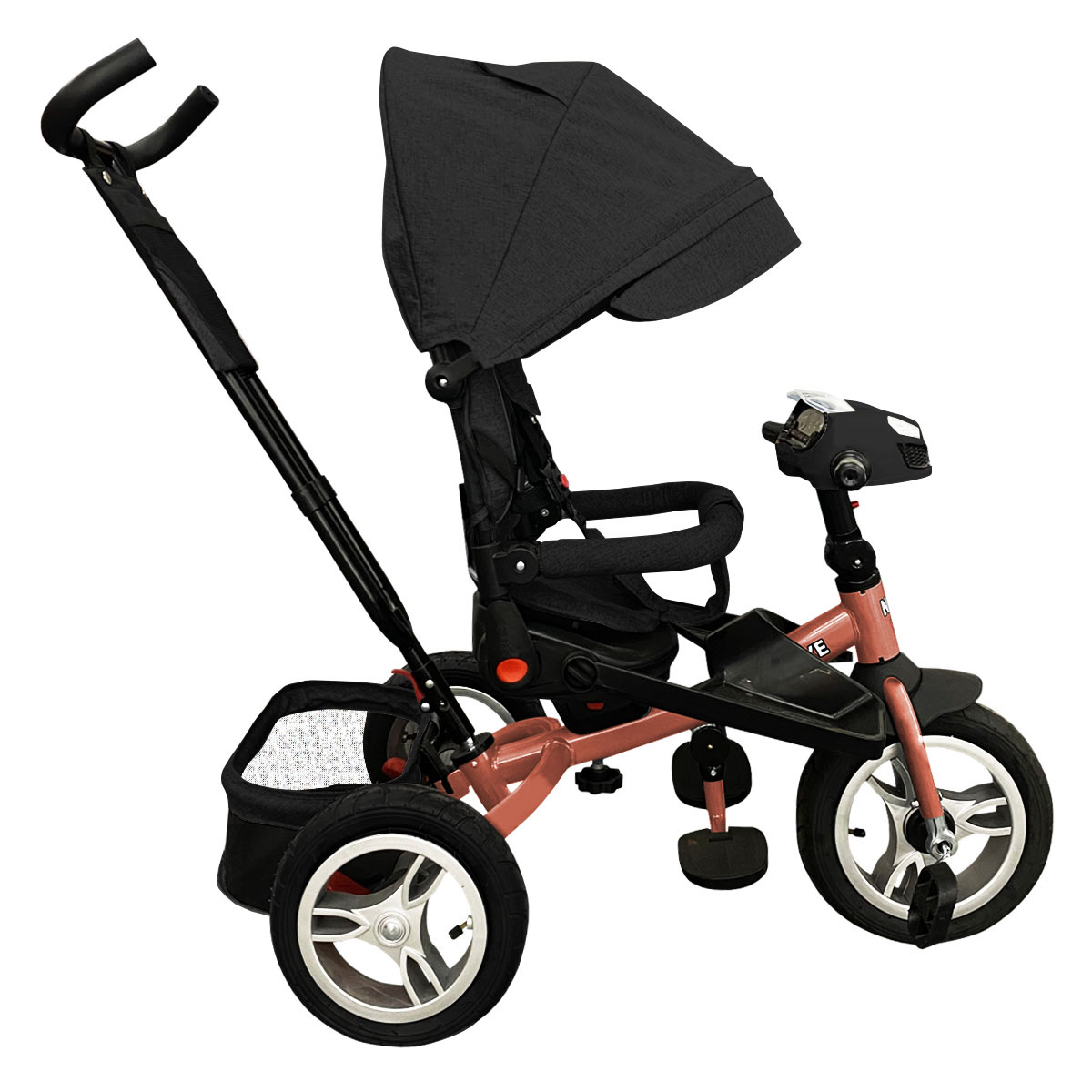 Triciclo Angelin de Lujo con Llantas de Aire 3041-L Negro