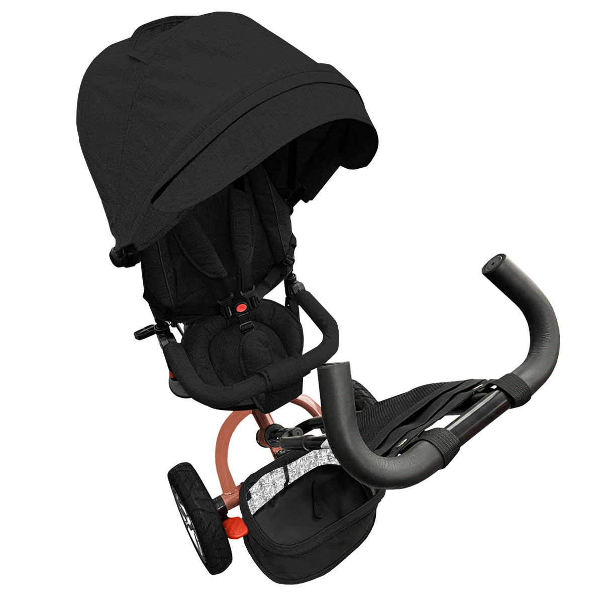 Triciclo Angelin de Lujo con Llantas de Aire 3041-L Negro