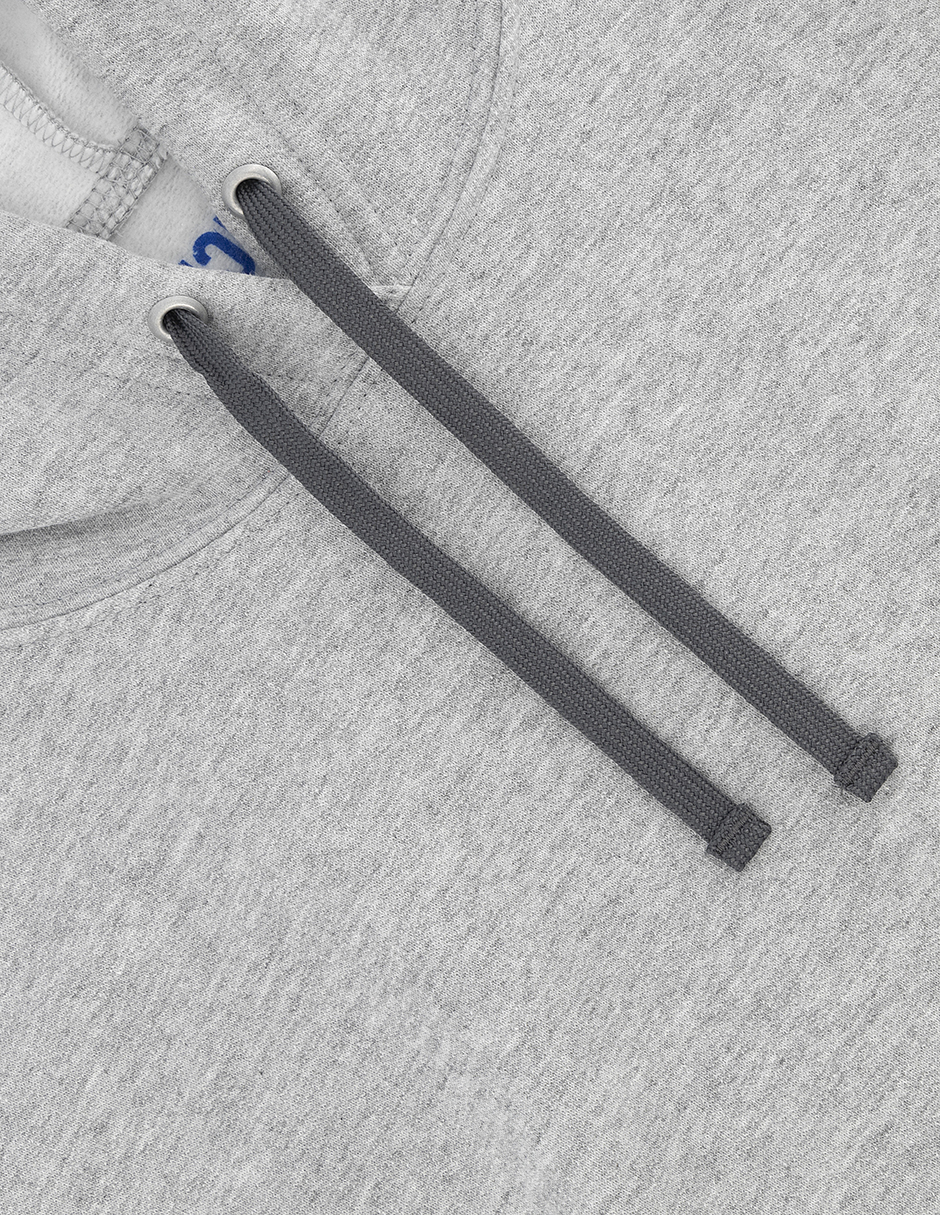 SET DE 2 SUDADERAS BÁSICAS GRIS JASPE Y NEGRO GRANDE INDICUM HOMBRE