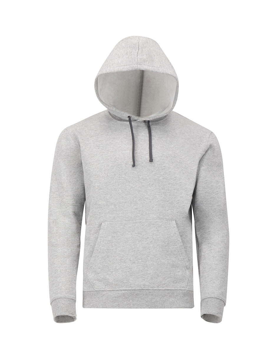SET DE 2 SUDADERAS BÁSICAS GRIS JASPE Y NEGRO GRANDE INDICUM HOMBRE