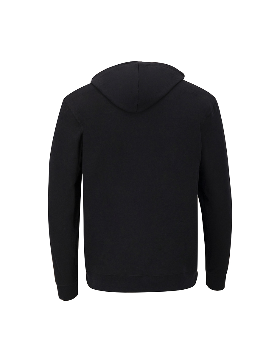 SET DE 2 SUDADERAS BÁSICAS GRIS JASPE Y NEGRO GRANDE INDICUM HOMBRE