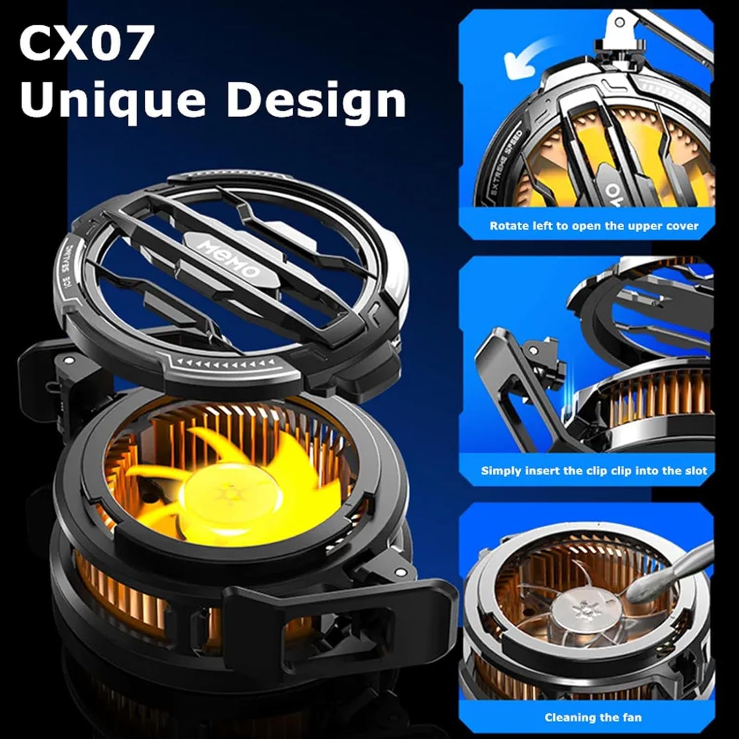 MEMO CX07 Ventilador Enfriador Para Celular Original