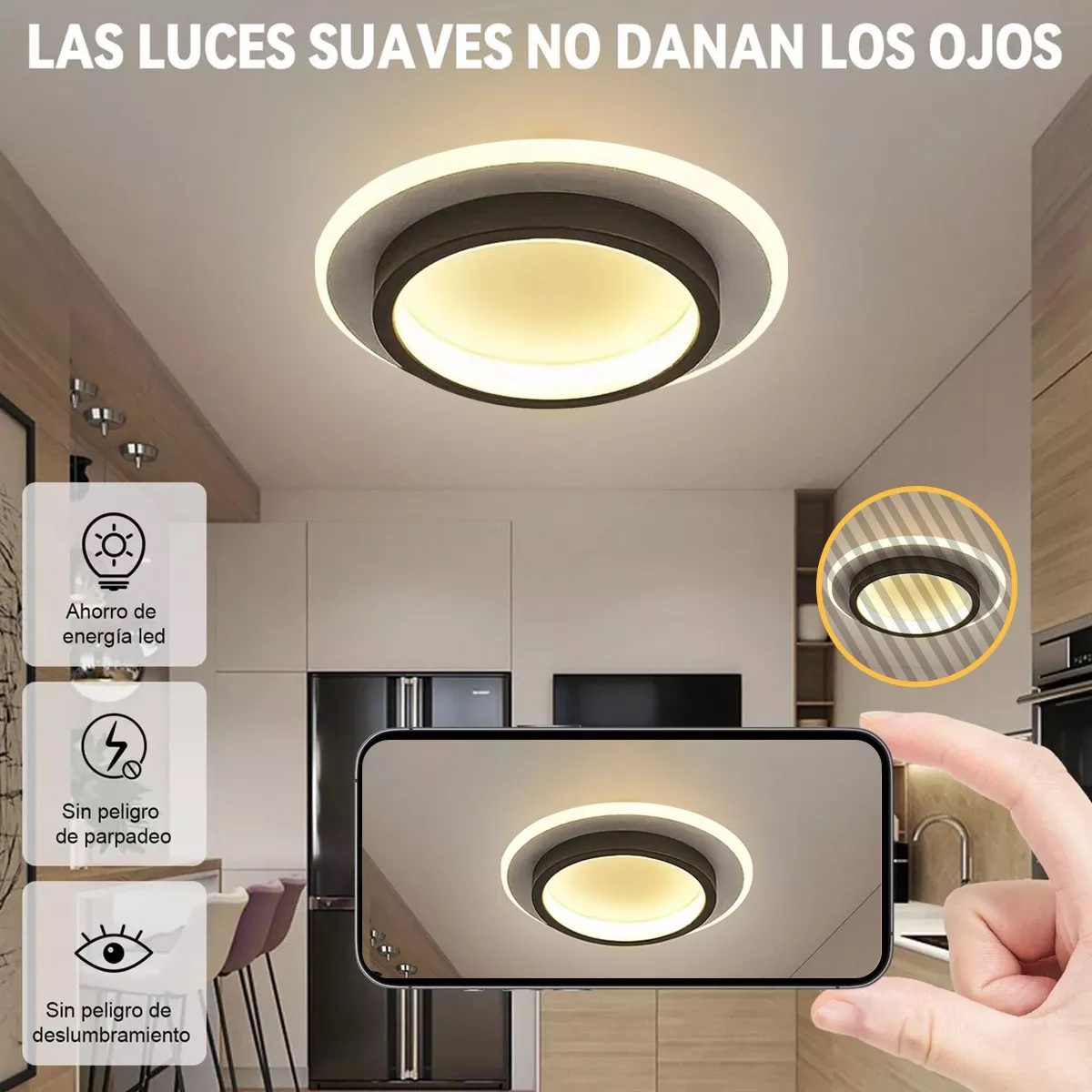 Lámparas De Techo Para Sala Cocina Modernas Decorativas Led
