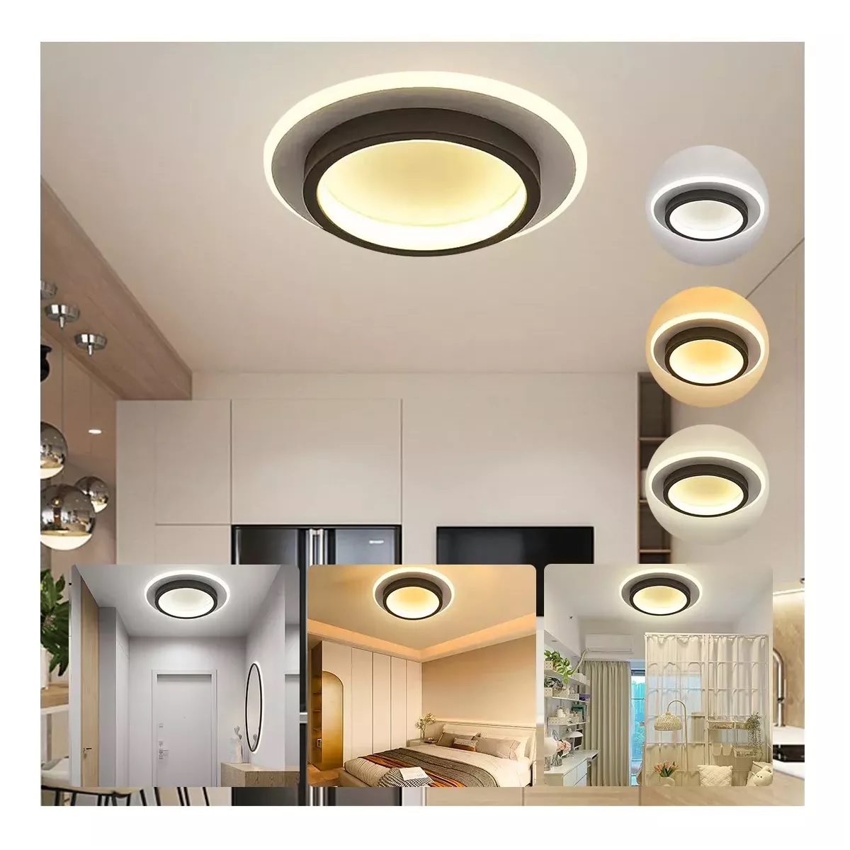 Lámparas De Techo Para Sala Cocina Modernas Decorativas Led