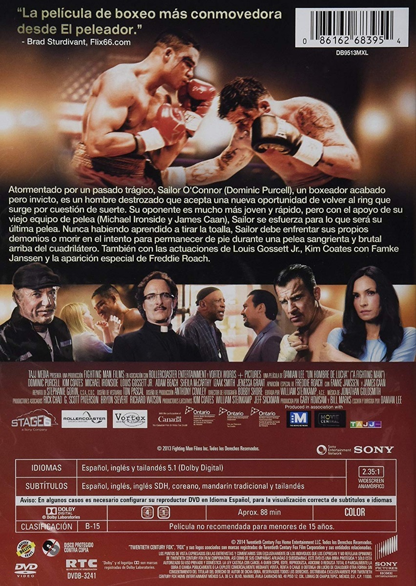 Un Hombre De Lucha Dominic Purcell Pelicula Dvd