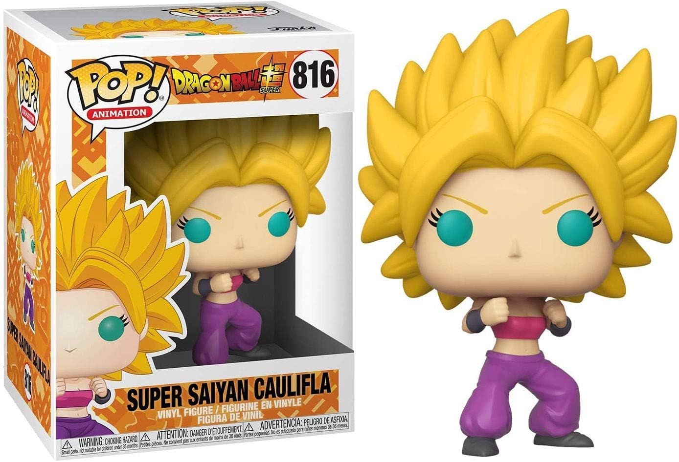 dbz Súper saiyan Caulifla funko 816