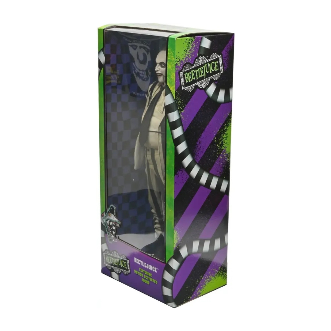 Beetlejuice (1988) - Escala 1/4 Neca Traje De Rayas
