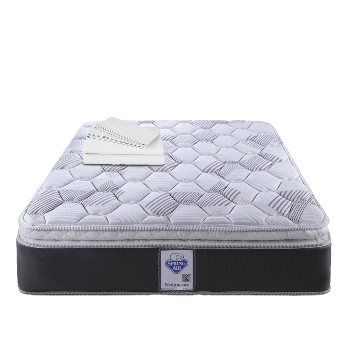 Colchón Spring Air Celebration Plus Queen Size + Sabanas Queen Size Ensueño.