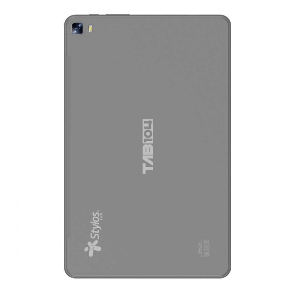 Stylos Tablet 10.4" TAB104 Octa Core 4GB 128GB WiFi Android 13 Funda TPU USB-C Gris