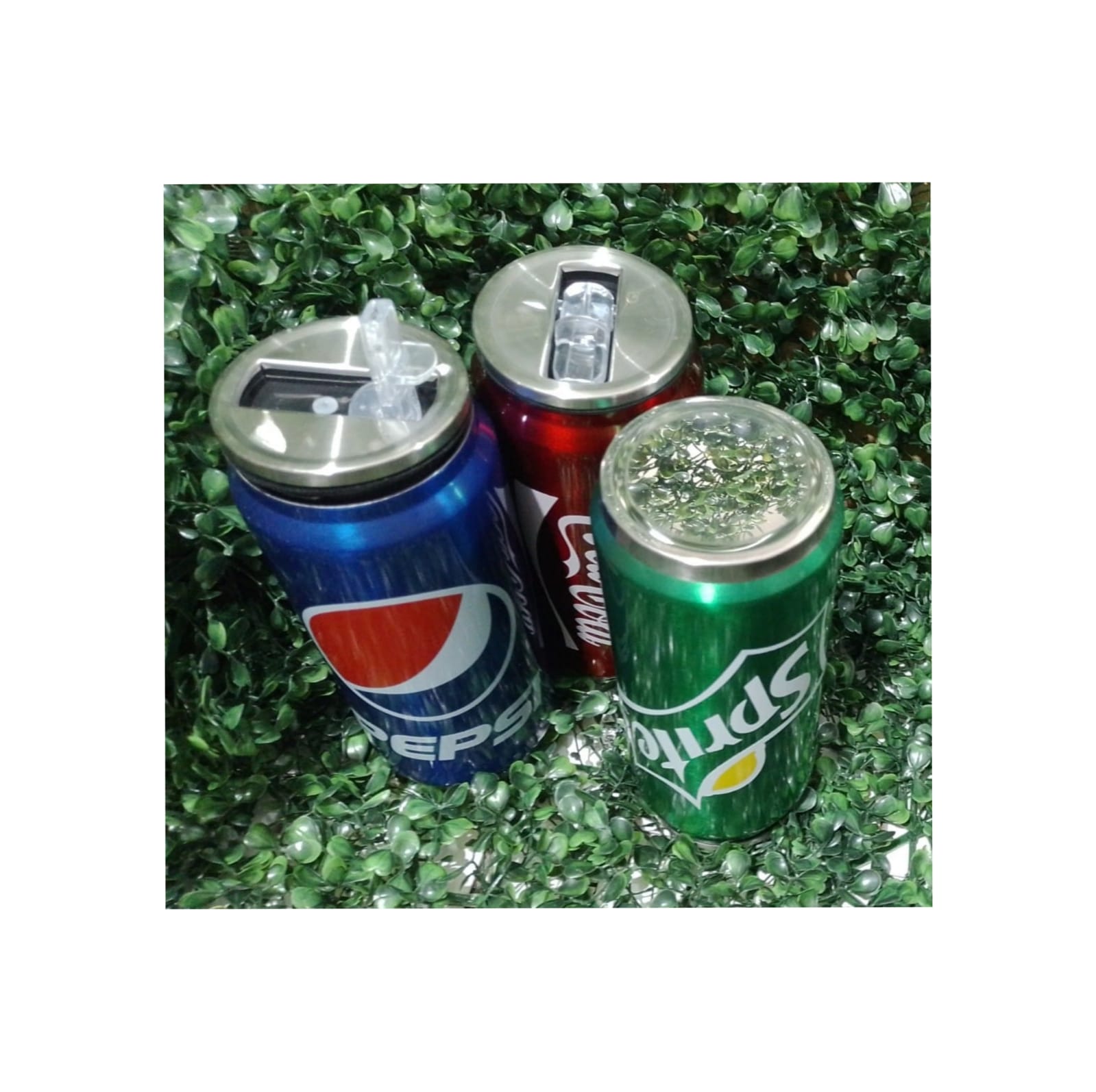 Termo Lata Kawaii Diseño de Refresco Coca Cola Color Rojo 500 ml