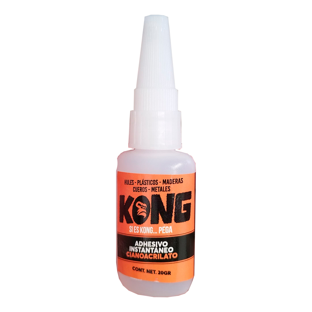 Adhesivo Instantáneo De Cianoacrilato Kong Pegamentos 10 Pzs