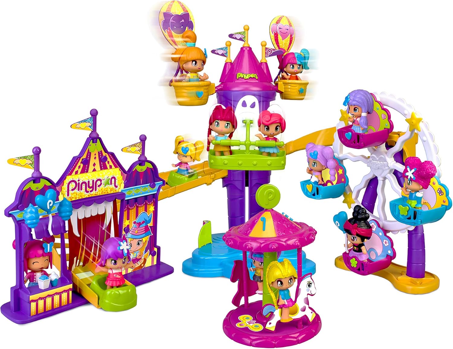 Pinypon Wow Parque Atracciones 20 Accesorios Famosa