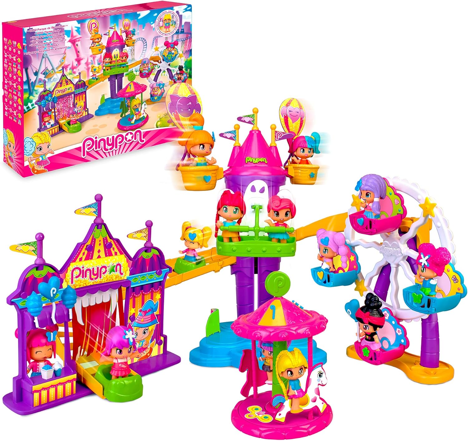 Pinypon Wow Parque Atracciones 20 Accesorios Famosa