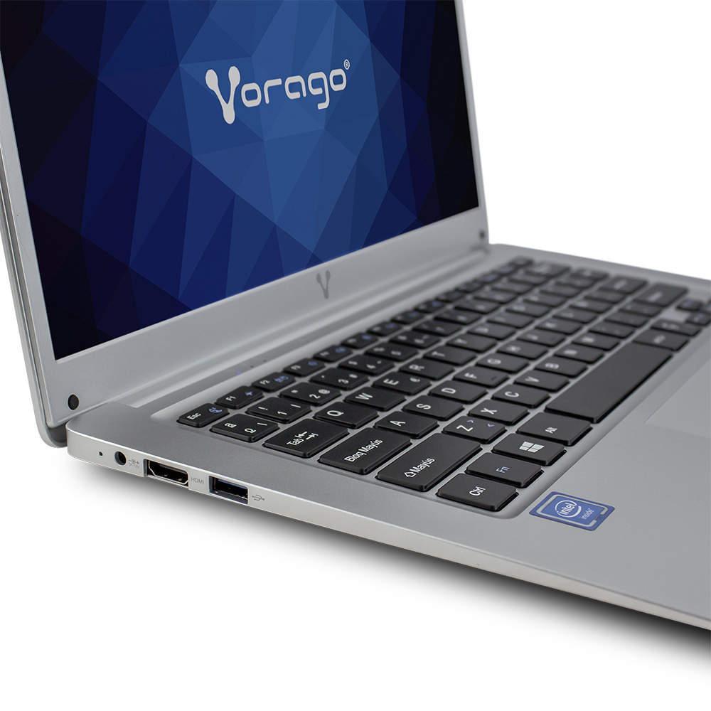 Laptop Vorago Alphaplus 14" V2 CELN4020 4GB 64GB+500GB HDMI Plata W10P