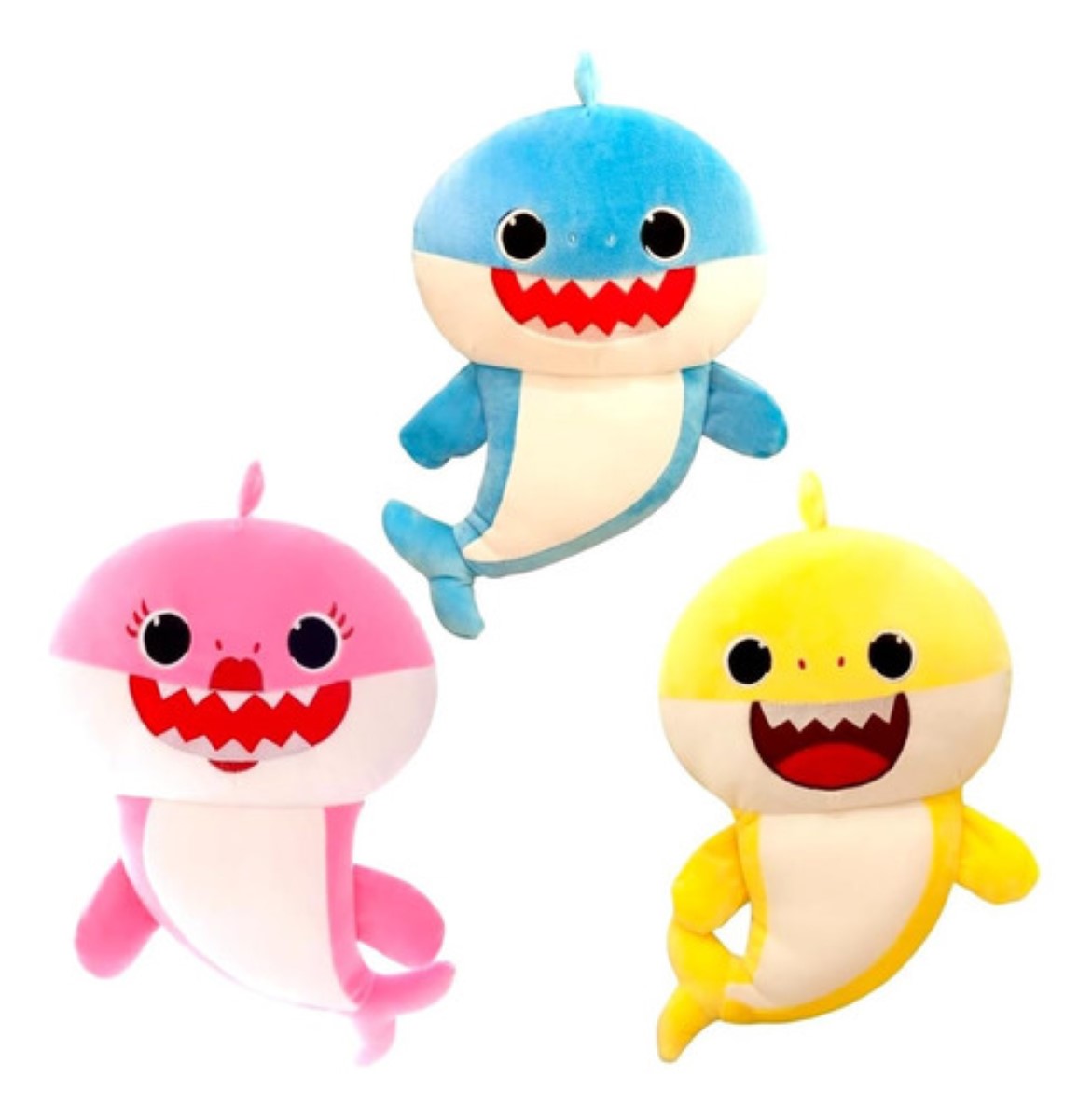 3pcs Peluche Baby Shark 32cm Juguetes COLORES