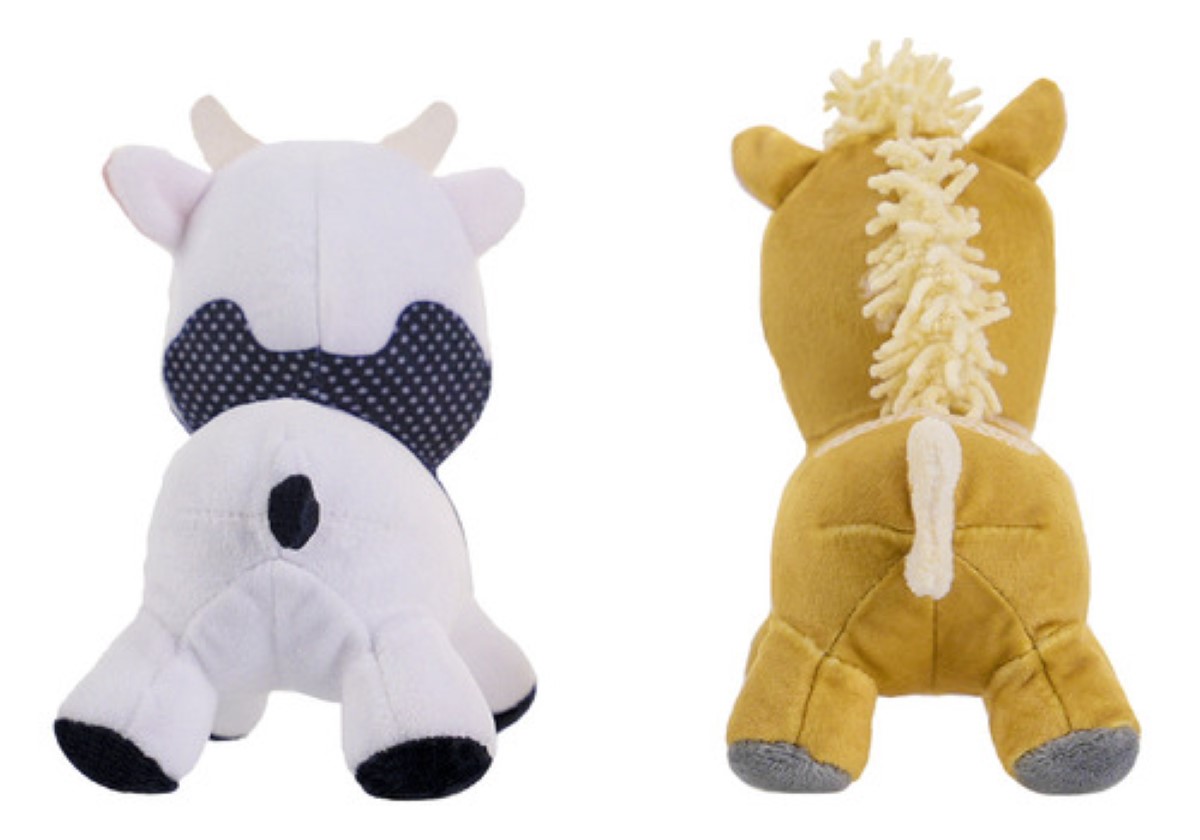 Peluches Vaca Lola Y Percherón Baby La Granja De Zenon 14 Cm COLORES