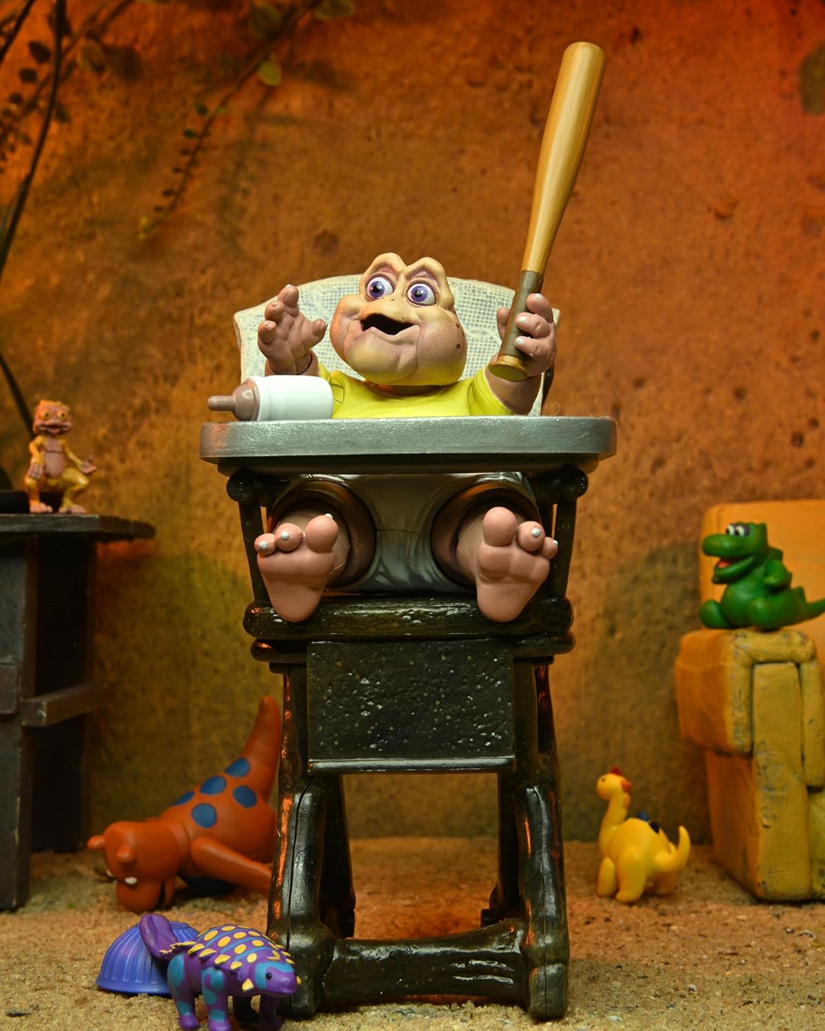 NECA Baby Sinclair de 7 Pulgadas de la Serie Dinosaurs.