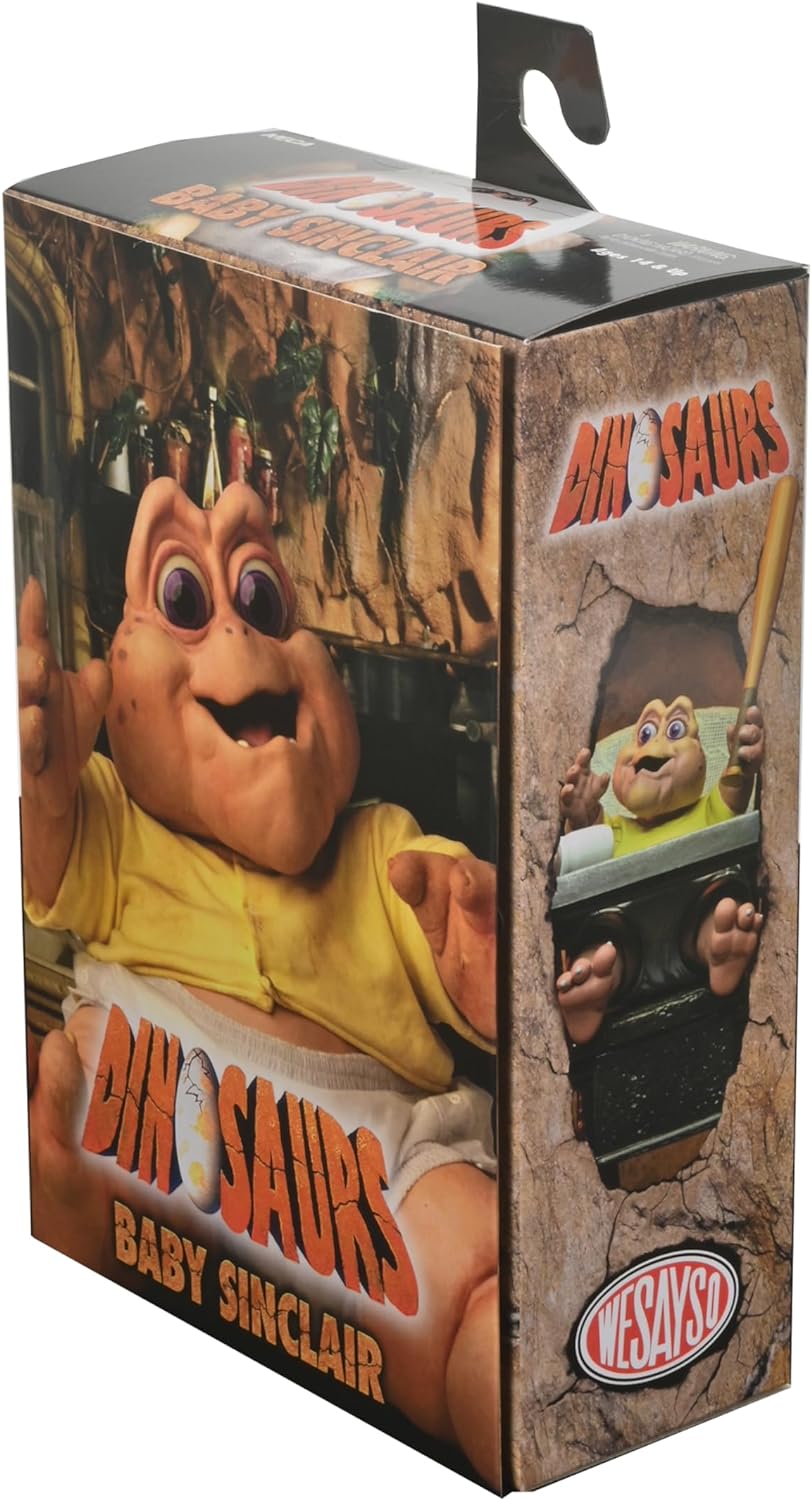 NECA Baby Sinclair de 7 Pulgadas de la Serie Dinosaurs.
