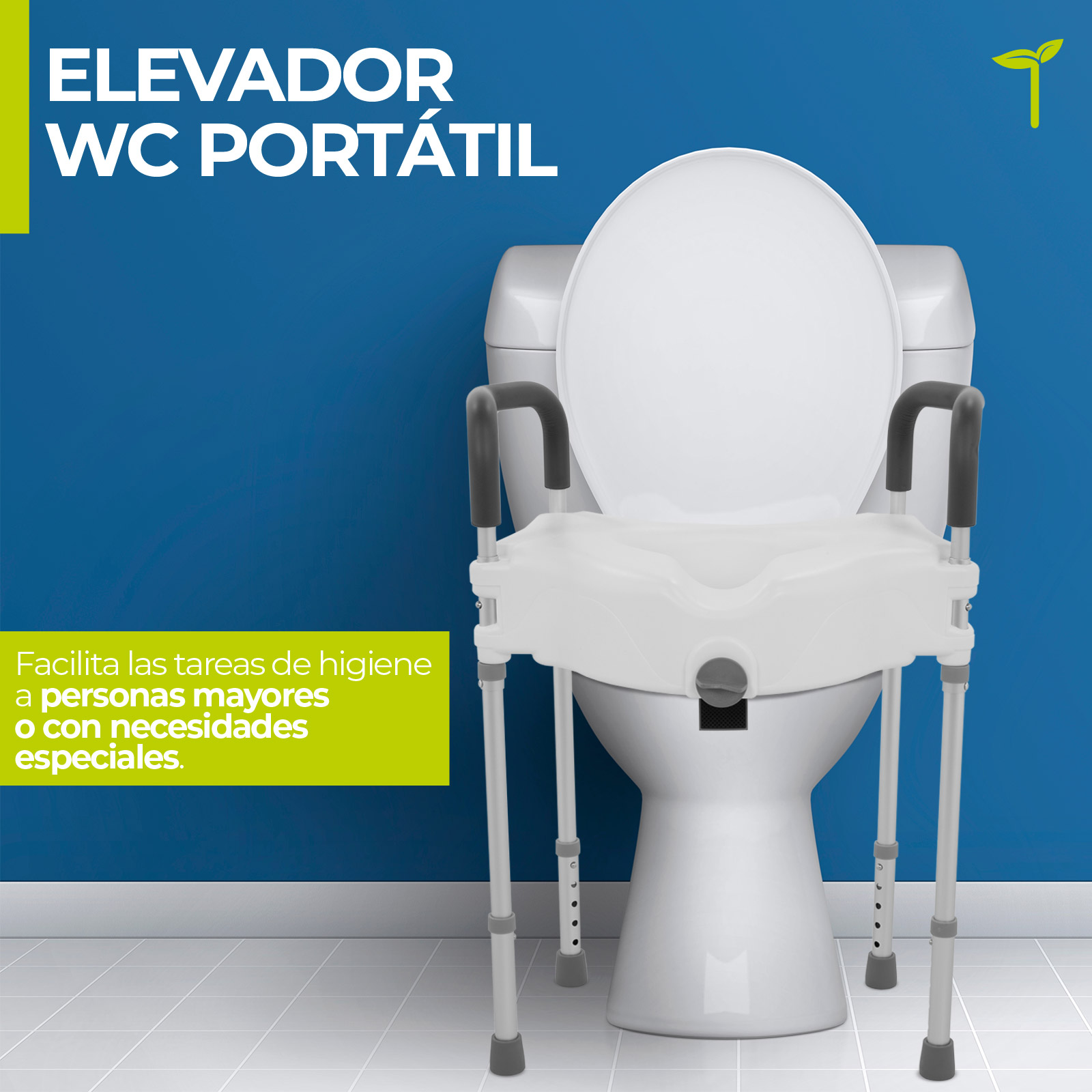 Aumento De Asiento Elevador De Inodoro Con Altura Ajustable