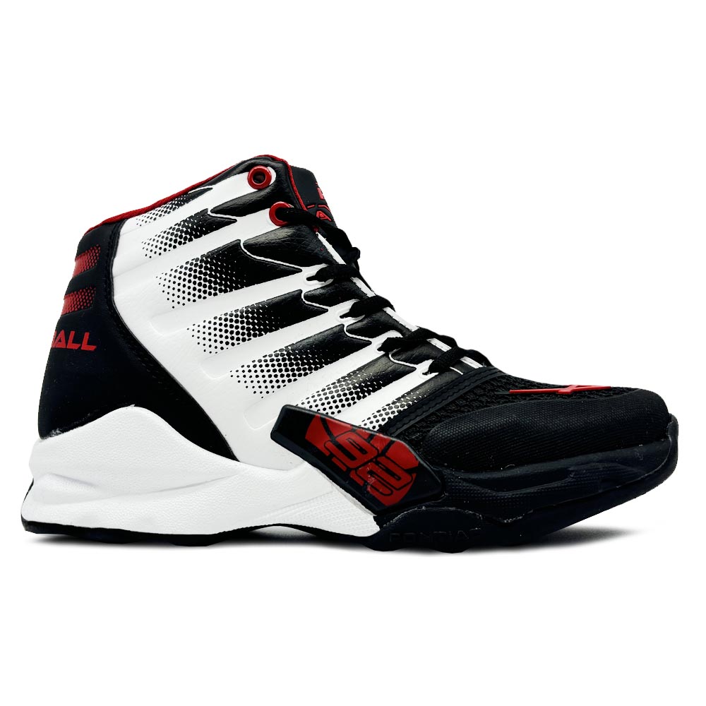 Tenis Pontiac 6145 Blanco Negro Hombre Calzado Deportivo