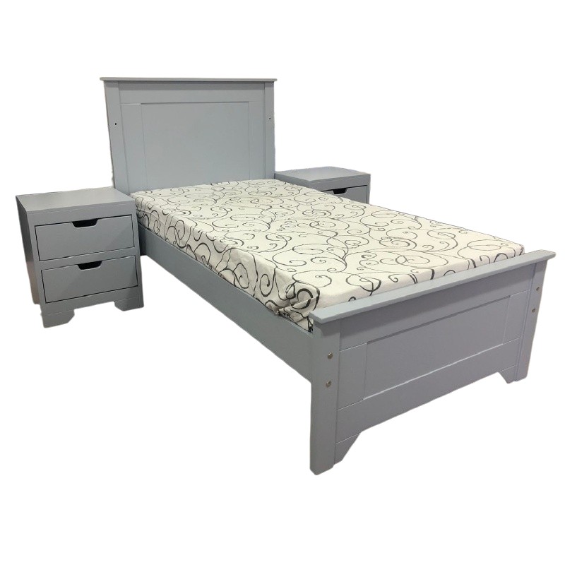 Cama Cuna de Madera para bebé CUNABEBE Flosa Gris