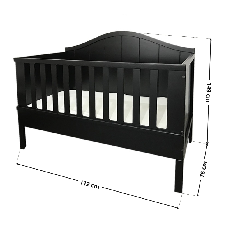 Cuna Colecho de madera CUNABEBE Casnap Chocolate