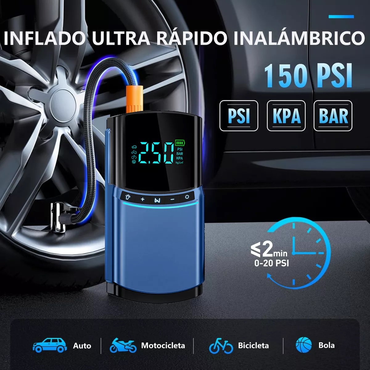 Arrancador Cargador De Baterías Carro Autos Compresor Aire