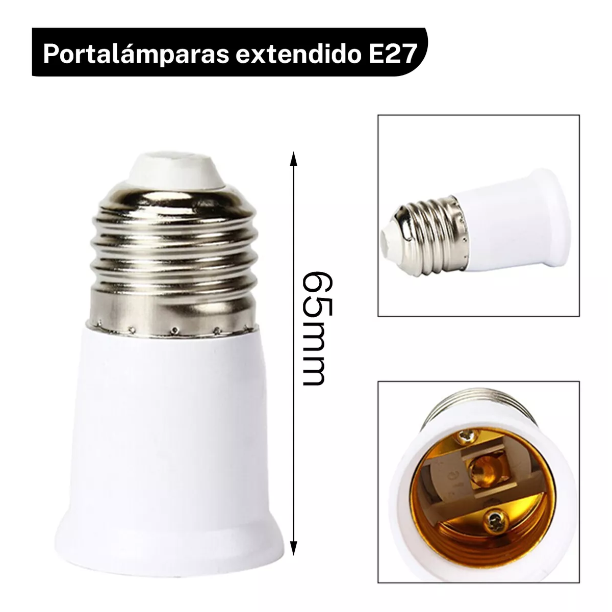 Extensión Socket Para Lámpara De E27 10pcs